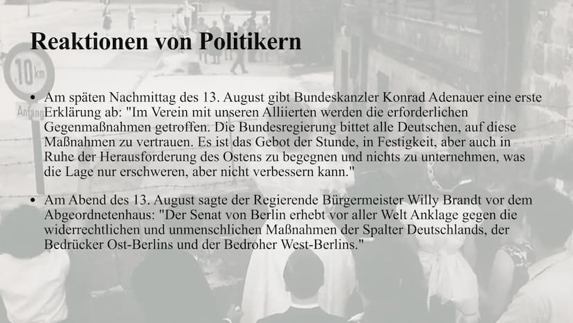 Der Mauerbau 1961
Julia Jost und Melina Berg
UZEL Inhaltsangabe
Allgemeine Fakten zur Mauer
•
Aufbau der Mauer
• Gründe für den Bau der Berl