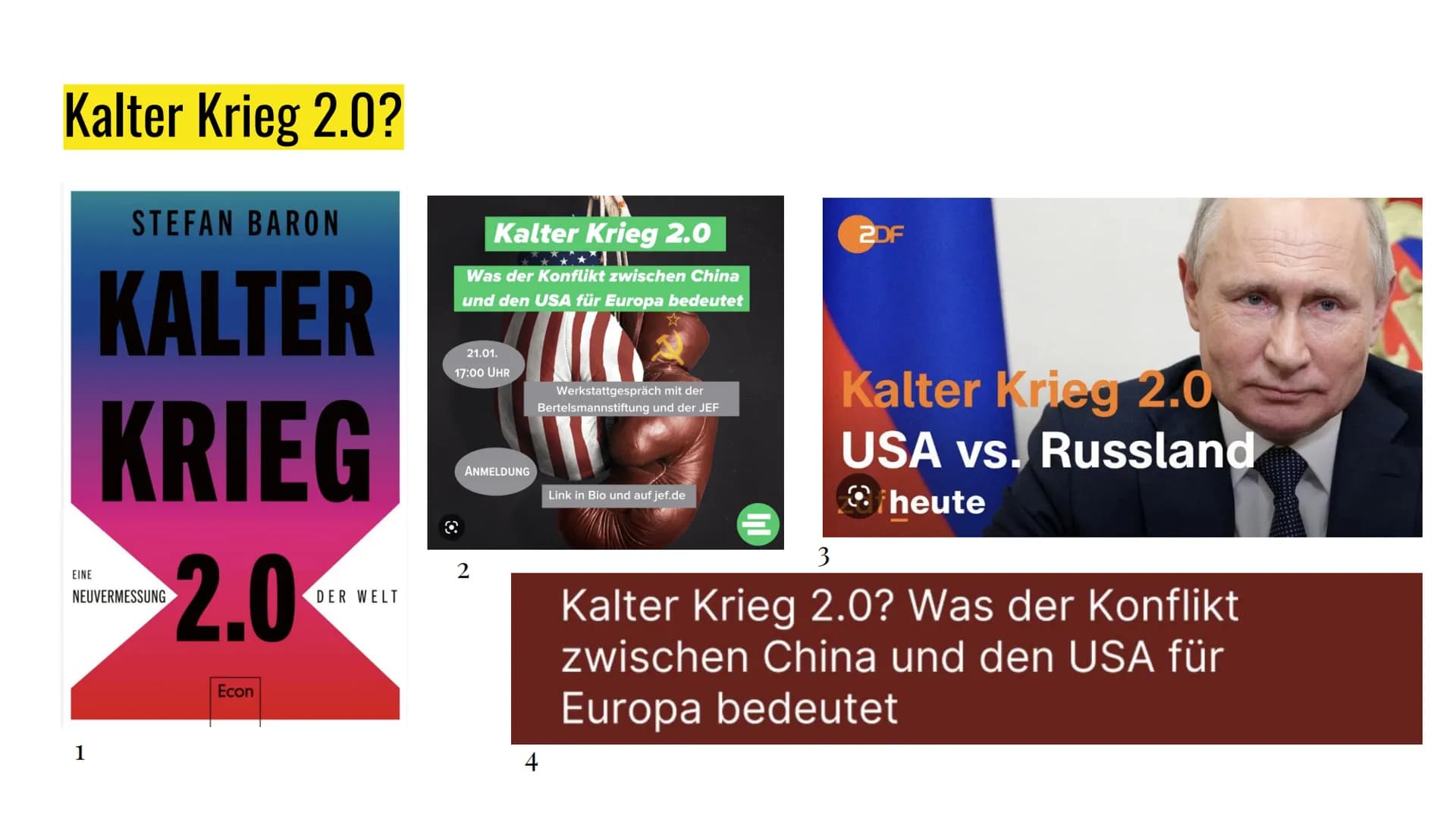 Kalter Krieg, Berlin
Krise und Kuba Krise
Einblick in historische Ereignisse Inhaltsverzeichnis:
1.
Kalter Krieg 2.0
2. Kalter Krieg: Ursach