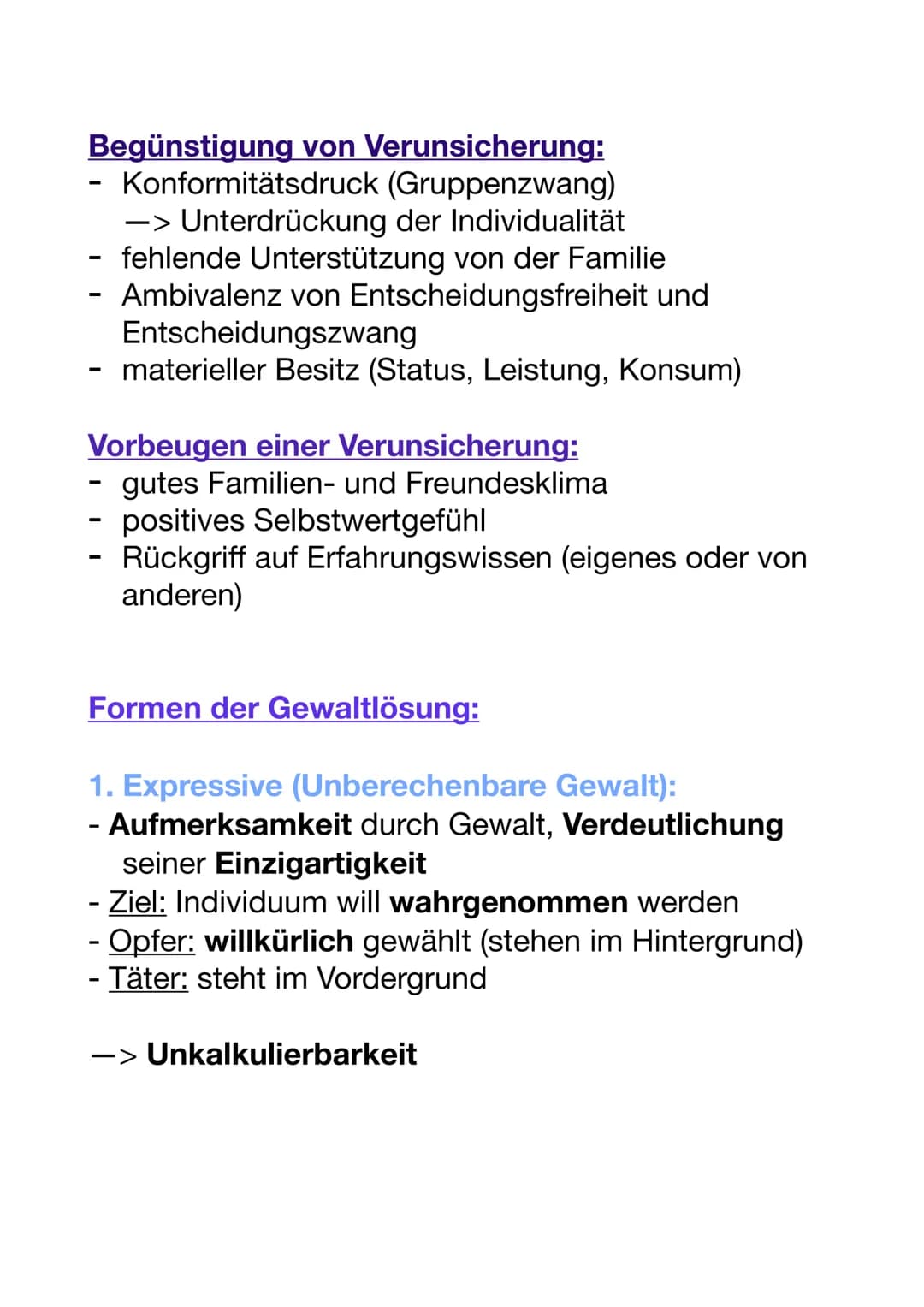 -
Heitmeyer
(Entstehung von gewalttätigen
Verhalten)
Gewaltentstehung ist die Wechselwirkung zwischen
Bedingungen und Faktoren, sowie die Be