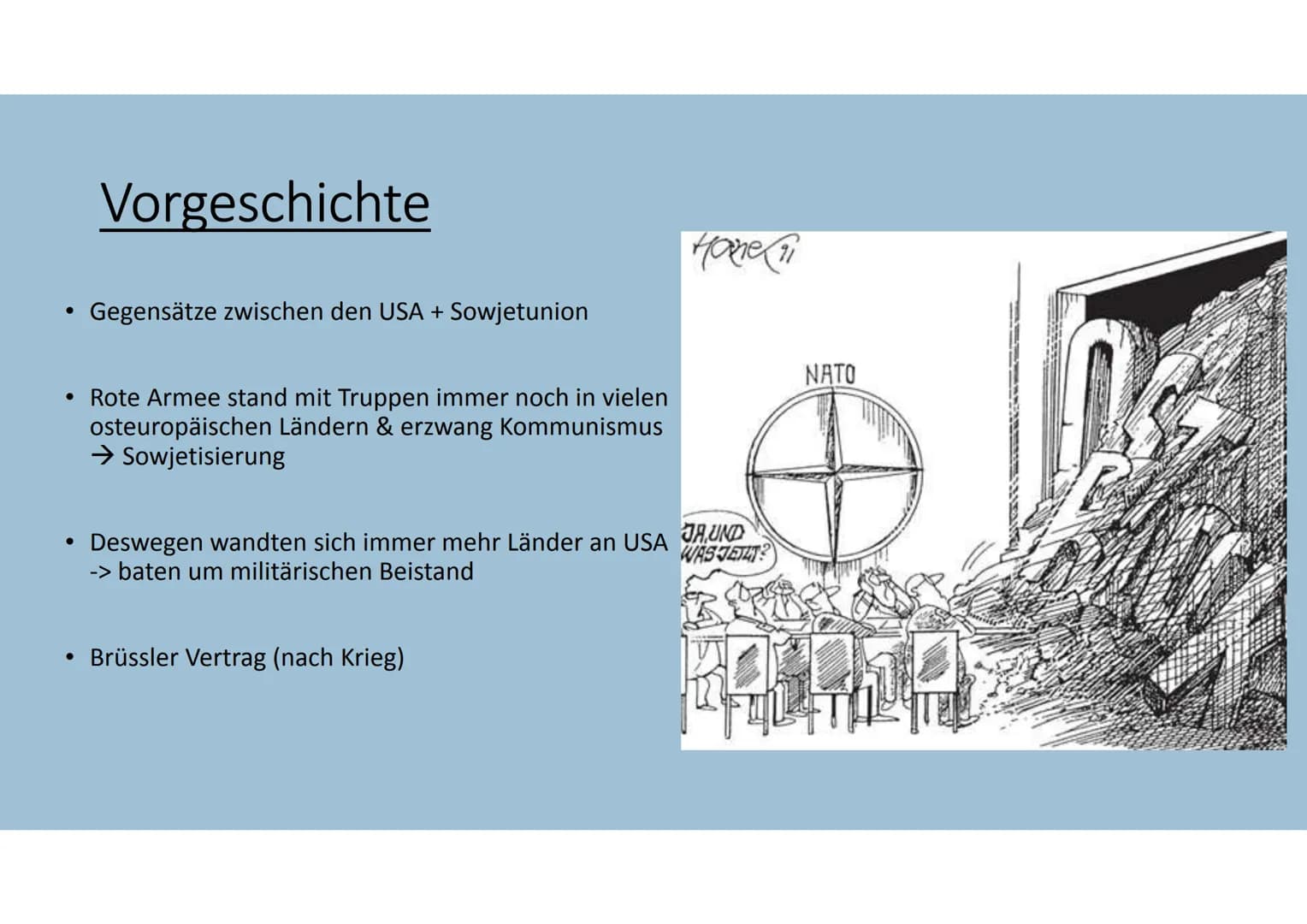 fr
Die Gründung der NATO 1 EINLEITUNG
Was würde passieren wenn Deutschland von einem anderen Land
angegriffen würde
Viele andere Staaten wür