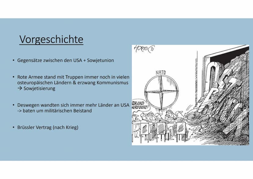 fr
Die Gründung der NATO 1 EINLEITUNG
Was würde passieren wenn Deutschland von einem anderen Land
angegriffen würde
Viele andere Staaten wür