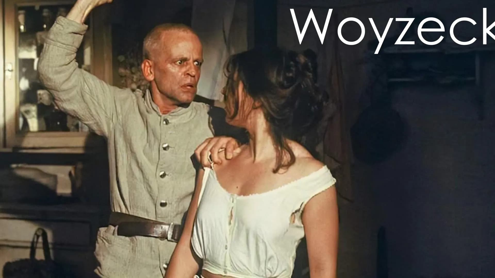 Woyzeck Woyzeck
vom Machtlosen zum Mörder Personenkonstellation im Drama
Woyzeck Woyzeck:
-Mangelernährung
-Psychose und Wahnvorstellungen
-
