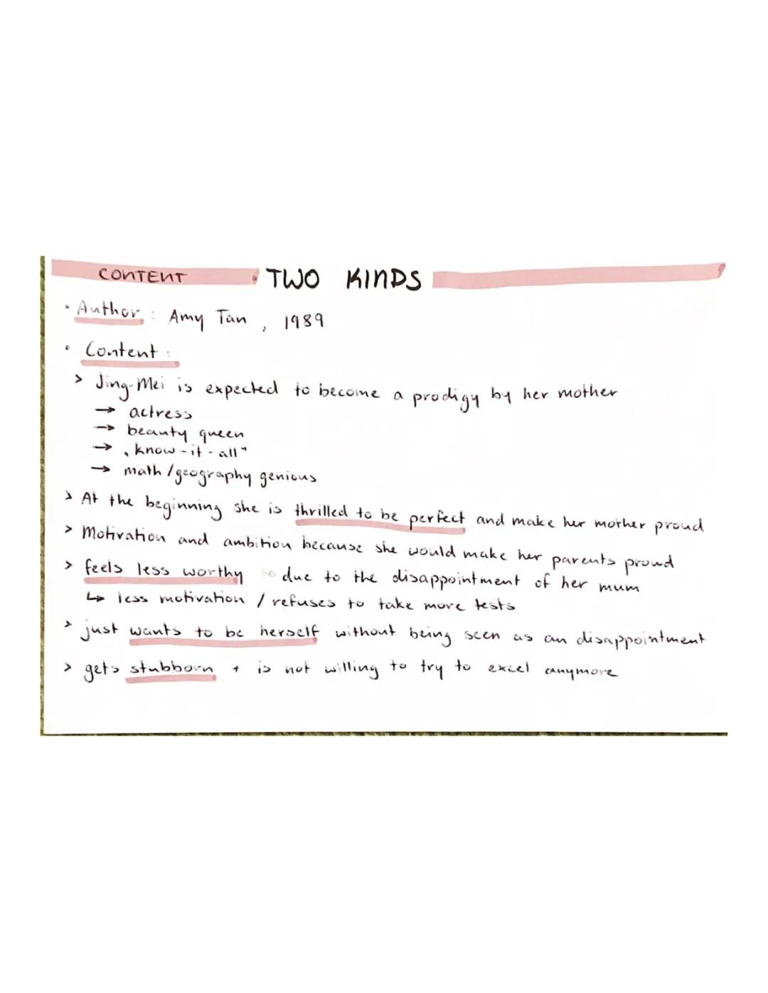 Two Kinds by Amy Tan: PDF, Analysis & Themes for Kids