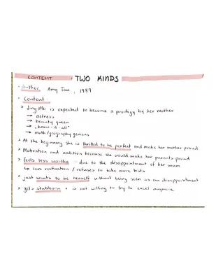 Know Short Story: Two Kinds thumbnail