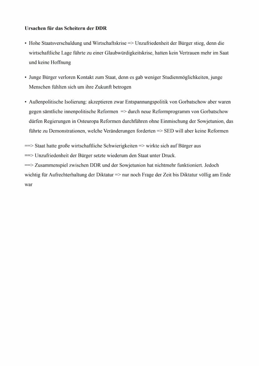 Geschichte: Deutsche Demokratische Republik (DDR)
Weg zur Gründung
Deutsche Demokratische Republik (DDR 1949-1990)
• Sowjetische Militäradmi