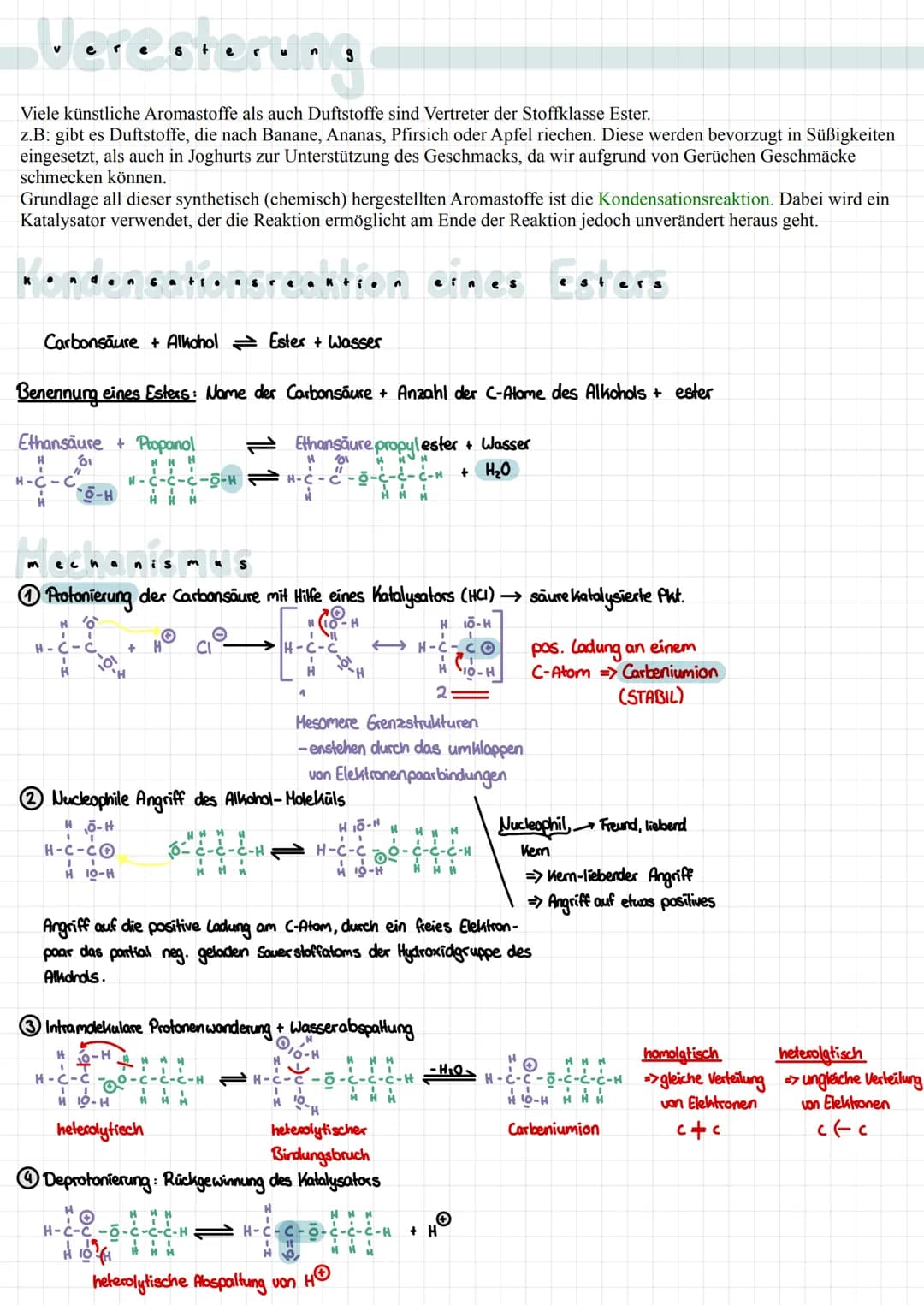 Here...
Viele künstliche Aromastoffe als auch Duftstoffe sind Vertreter der Stoffklasse Ester.
z.B: gibt es Duftstoffe, die nach Banane, Ana