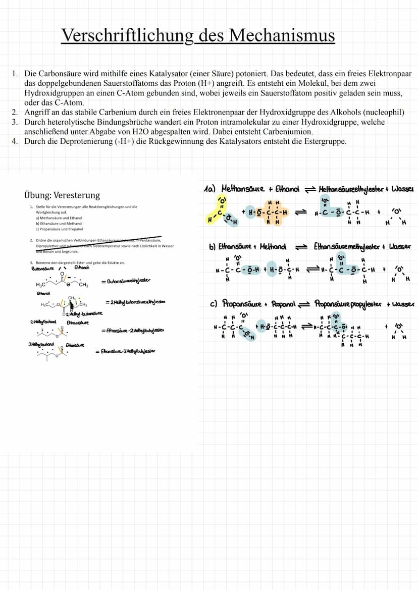 Here...
Viele künstliche Aromastoffe als auch Duftstoffe sind Vertreter der Stoffklasse Ester.
z.B: gibt es Duftstoffe, die nach Banane, Ana