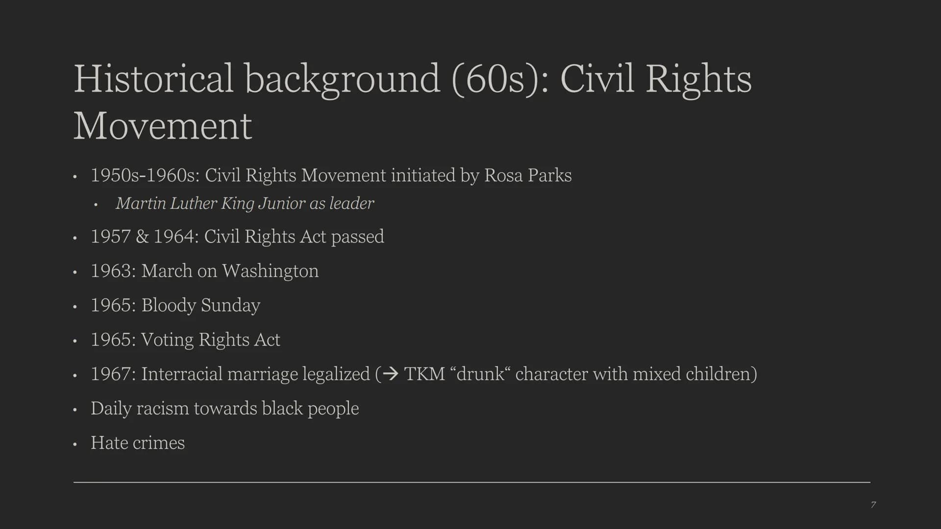 To Kill a Mockingbird
HARPER LEE
Darren Swain, Eleonora Simonelli Content
. Author
Historical background
• Summary
●
Characterization
Themes