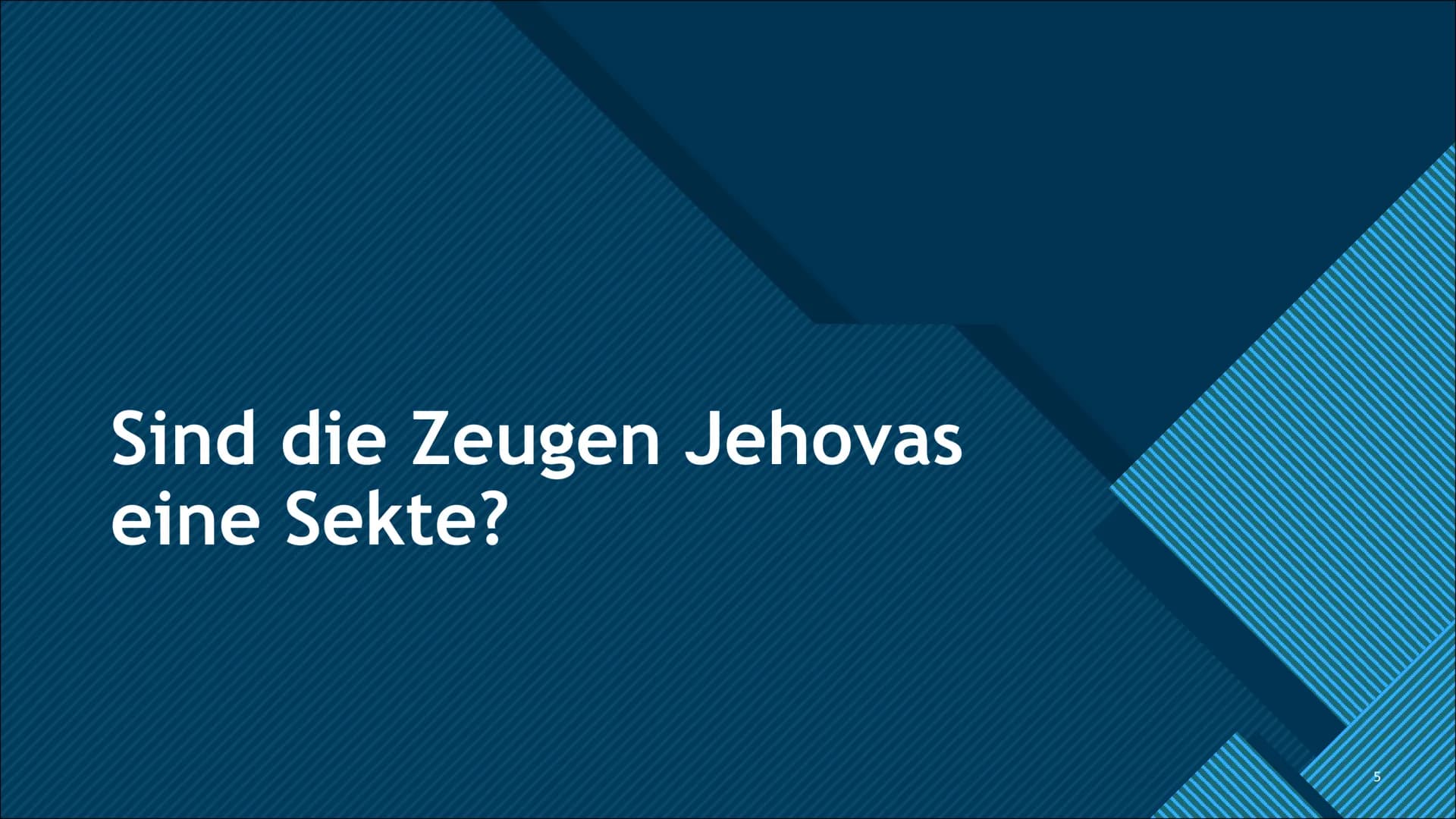 Die Zeugen Jehovas
Arian Mustafa INHALTSVERZEICHNIS
-Die Gründung der Zeugen Jehovas
-Sind die Jehovas eine Sekte?
-Glauben
-Beitritt in die