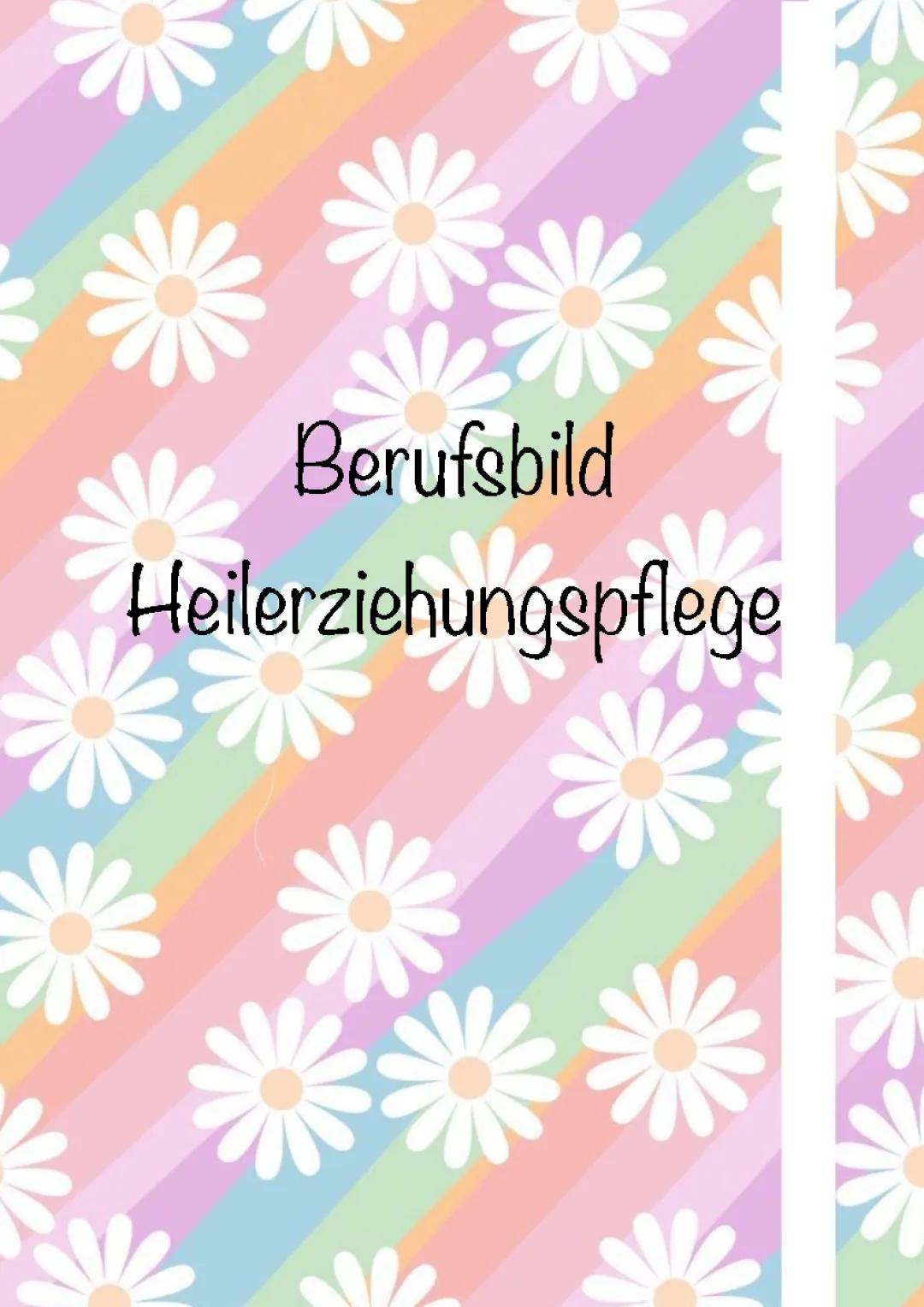 Berufsbild der Heilerziehungspflege 