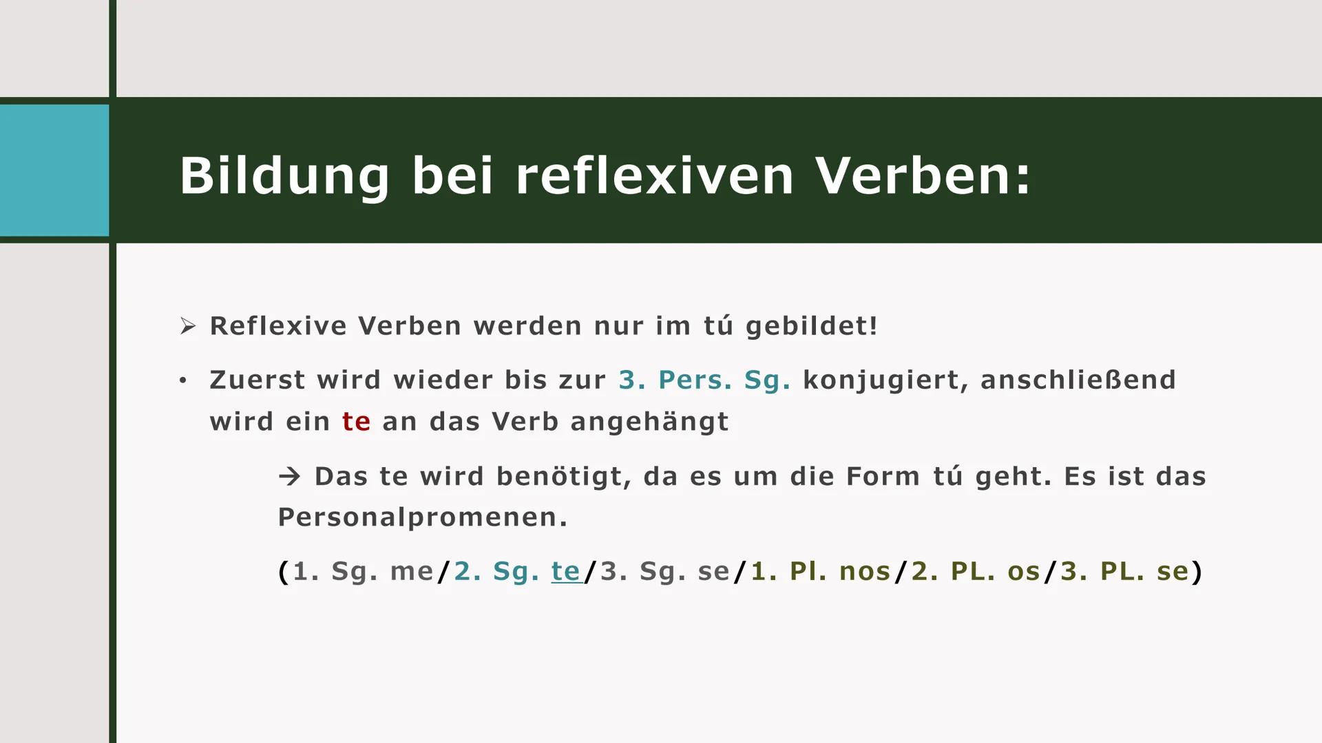 IMPERATIVO
Spanisch Verwendung:
Es wird benutzt um etwas zu befehlen!
¿HABLAS
ESPAÑOL?
o Das Imperativ wird im tú und im vosotros gebildet.
