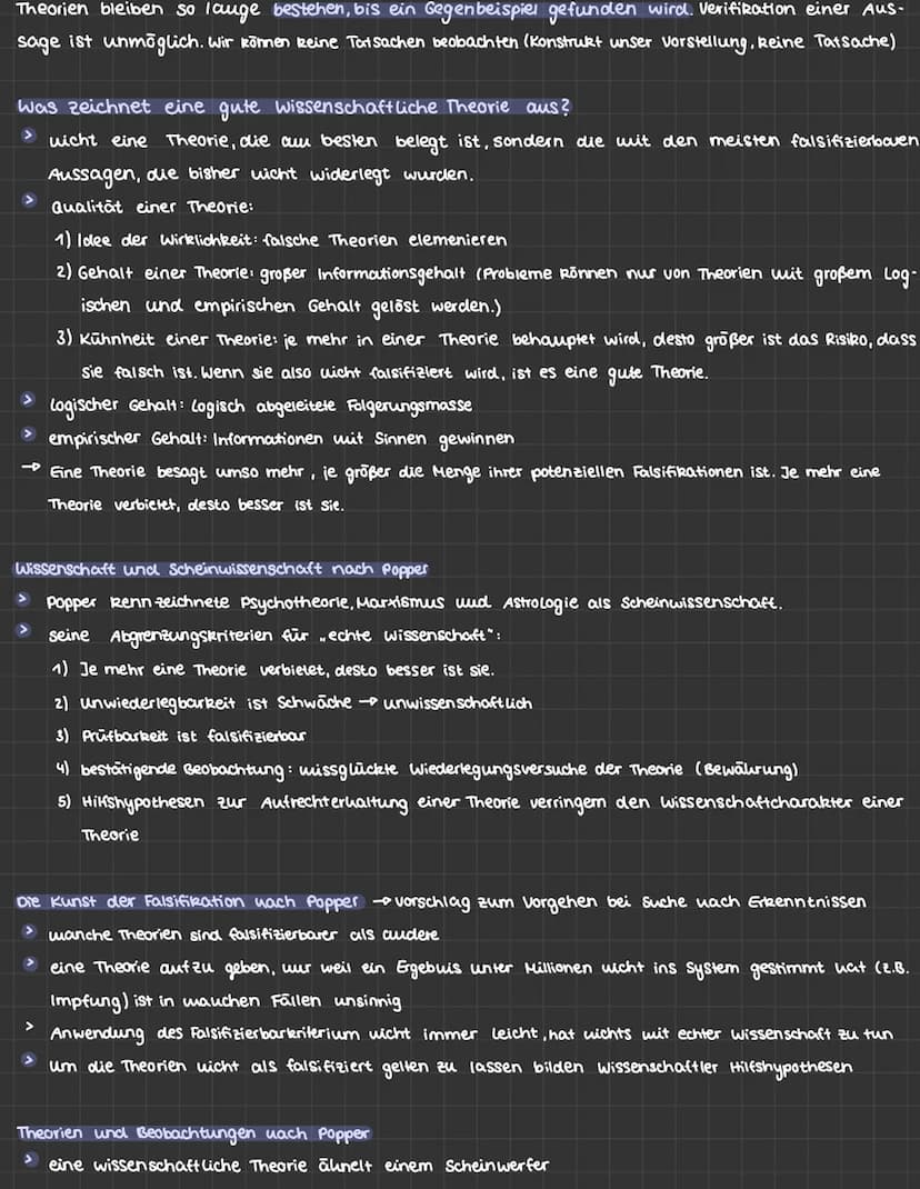 PHILOSOPHIE ABITUR 22
Deduktion: besondere vorhersagen werden aus einer allgemeinen Theorie abgeleitet
→ Von der allgemeinen Theorie, dass a