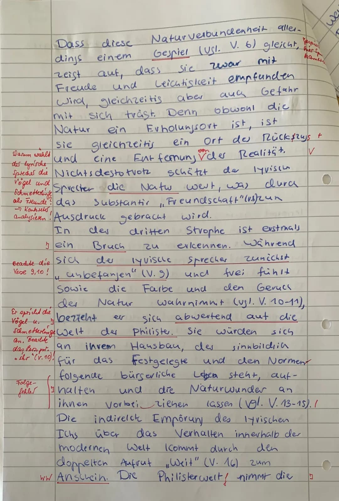 Name:
Klasse:
unjebundene
Block I: Gedichtinterpretation
Glücksgefühl
übeschits
Ludwig Tieck (1773-1853): Wonne der Einsamkeit
Analysiere un
