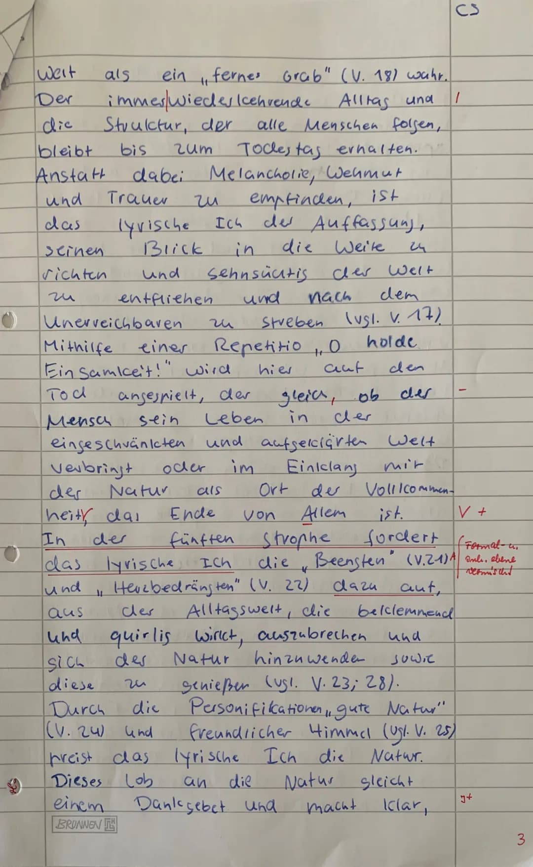Name:
Klasse:
unjebundene
Block I: Gedichtinterpretation
Glücksgefühl
übeschits
Ludwig Tieck (1773-1853): Wonne der Einsamkeit
Analysiere un