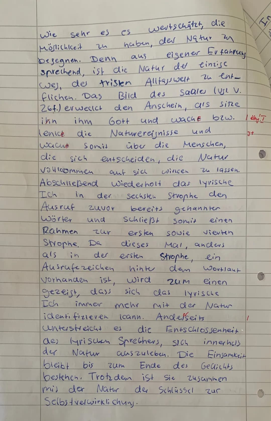 Name:
Klasse:
unjebundene
Block I: Gedichtinterpretation
Glücksgefühl
übeschits
Ludwig Tieck (1773-1853): Wonne der Einsamkeit
Analysiere un