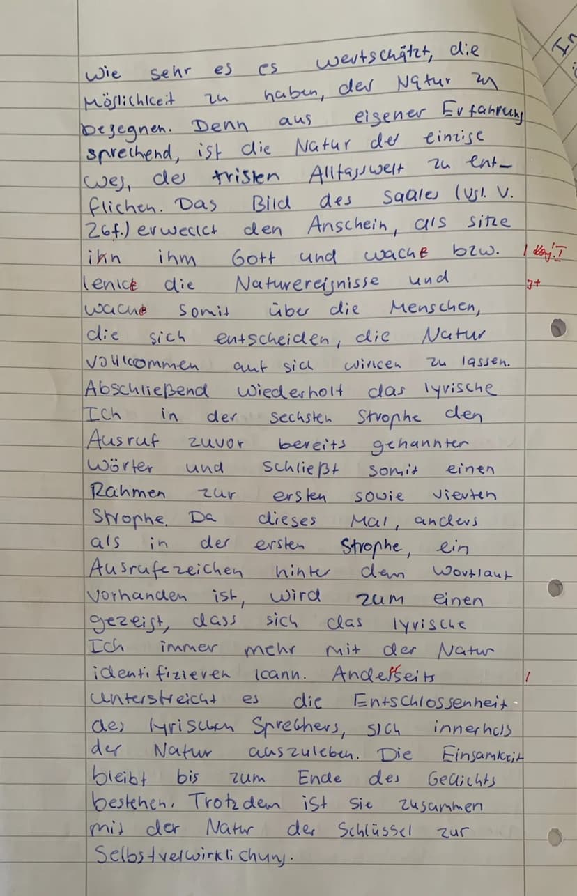 Name:
Klasse:
unjebundene
Block I: Gedichtinterpretation
Glücksgefühl
übeschits
Ludwig Tieck (1773-1853): Wonne der Einsamkeit
Analysiere un