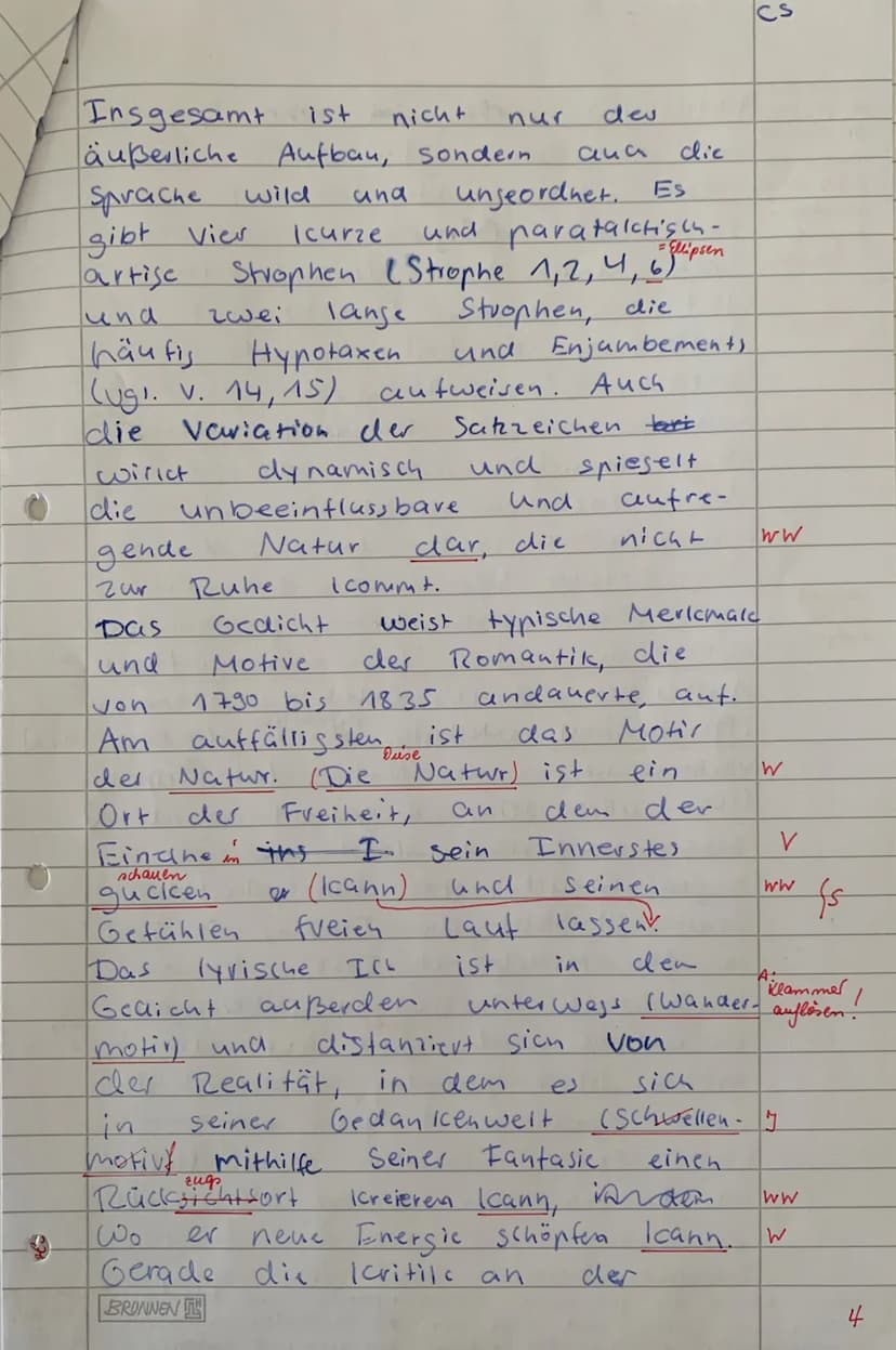 Name:
Klasse:
unjebundene
Block I: Gedichtinterpretation
Glücksgefühl
übeschits
Ludwig Tieck (1773-1853): Wonne der Einsamkeit
Analysiere un