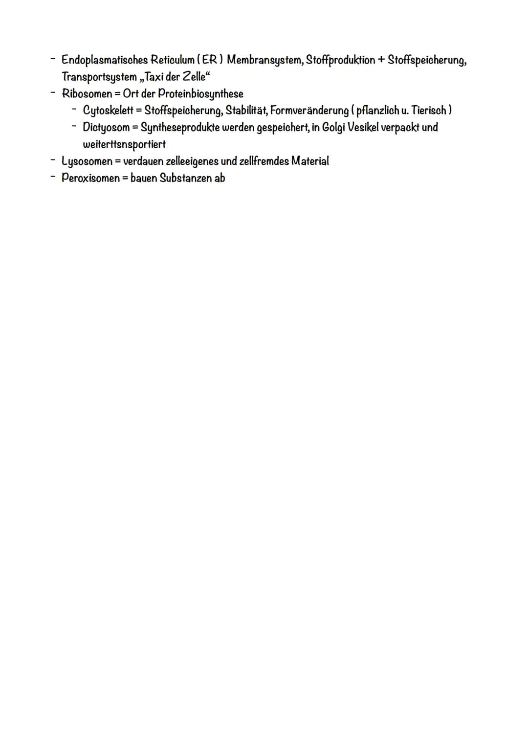 Biologie - Zellen
1. Die Zelltheorie
Die Zelltheorie lässt sich in zwei einfachen Schritten erklären,
Eigentlich besagt sie nur:
Jeder Organ