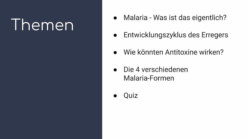 Übersicht - Parasitismus (am Bsp. Malaria)
Glossar - Parasitismus
Fachbegriff
Parasitismus
Obligater Parasitismus
Raubparasiten/
Parasitoide