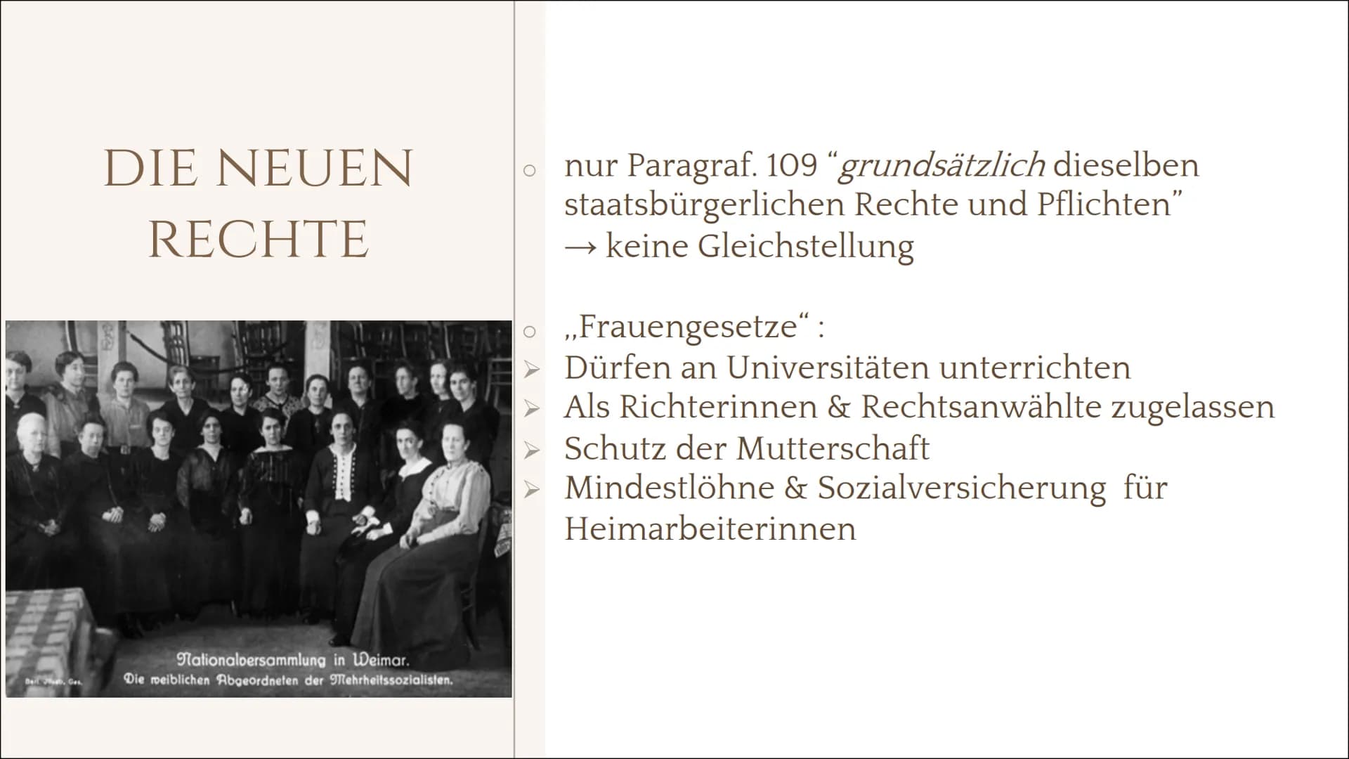 FRAUEN IN DER
WEIMARER
REPUBLIK
Von Giulio & Marinela
C
freer
designed by freepik INHALTSVERZEICHNIS
TOOLKIT
01
RECHTLICHE SITUATION
DER FRA
