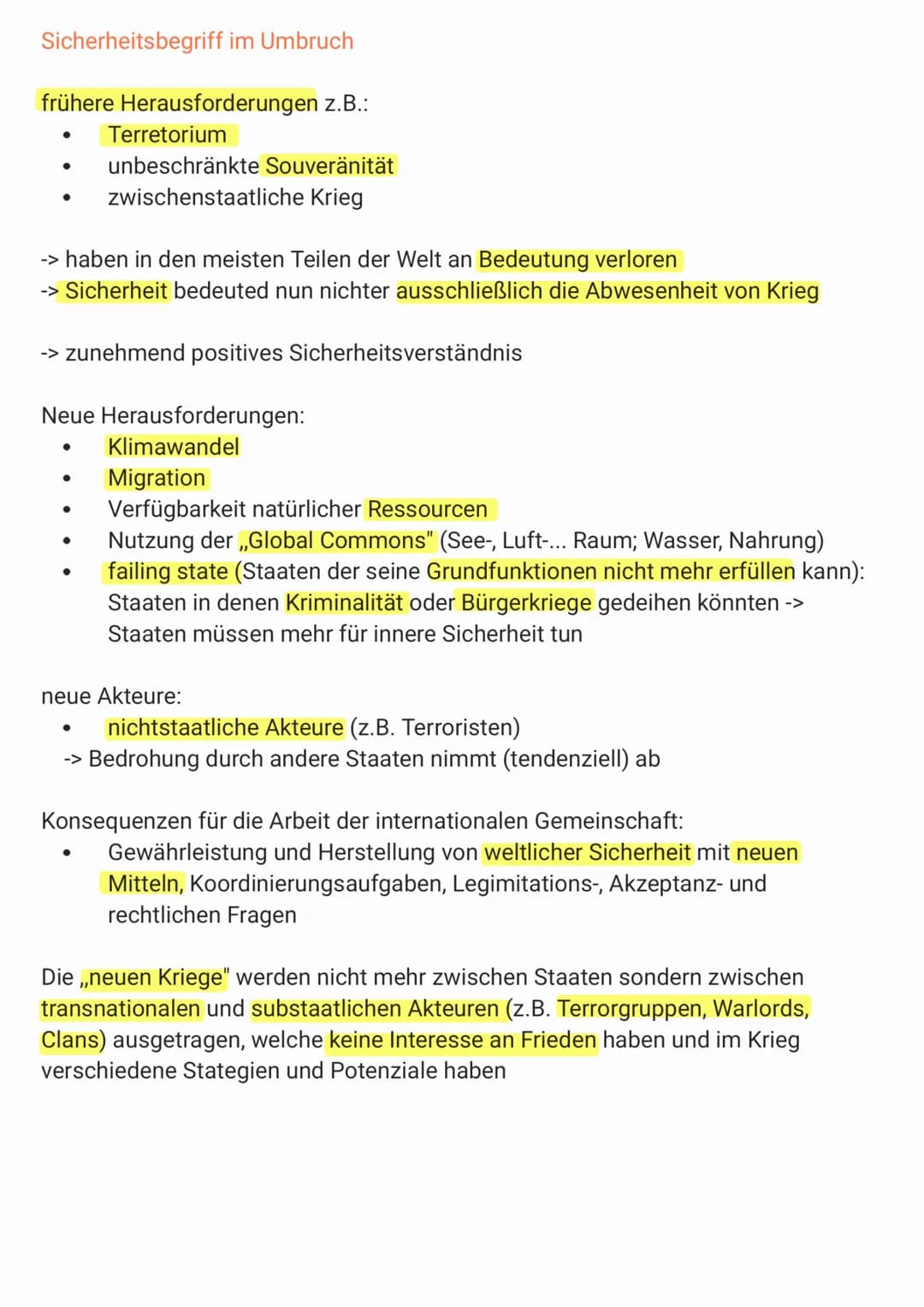 Alte Kriegsursachen:
1. Territorialansprüche
Herrschaftssicherung
2.
3. Herschaftsinteressen
-> Durchsetzung politischer und ökonomischer In