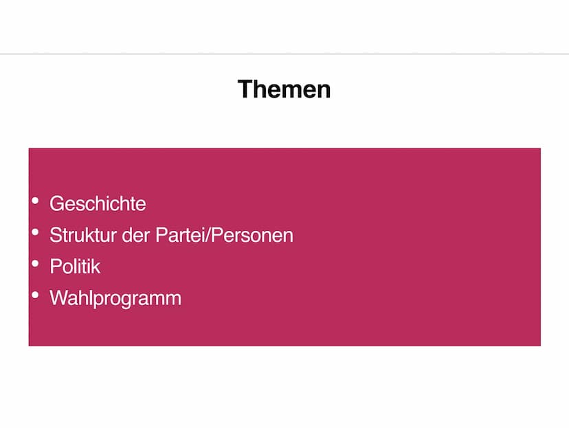 DIE LINKE. Themen
Geschichte
Struktur der Partei/Personen
Politik
Wahlprogramm Geschichte
-Gegründet am 16. Juli 2007 durch
Verschmelzung de