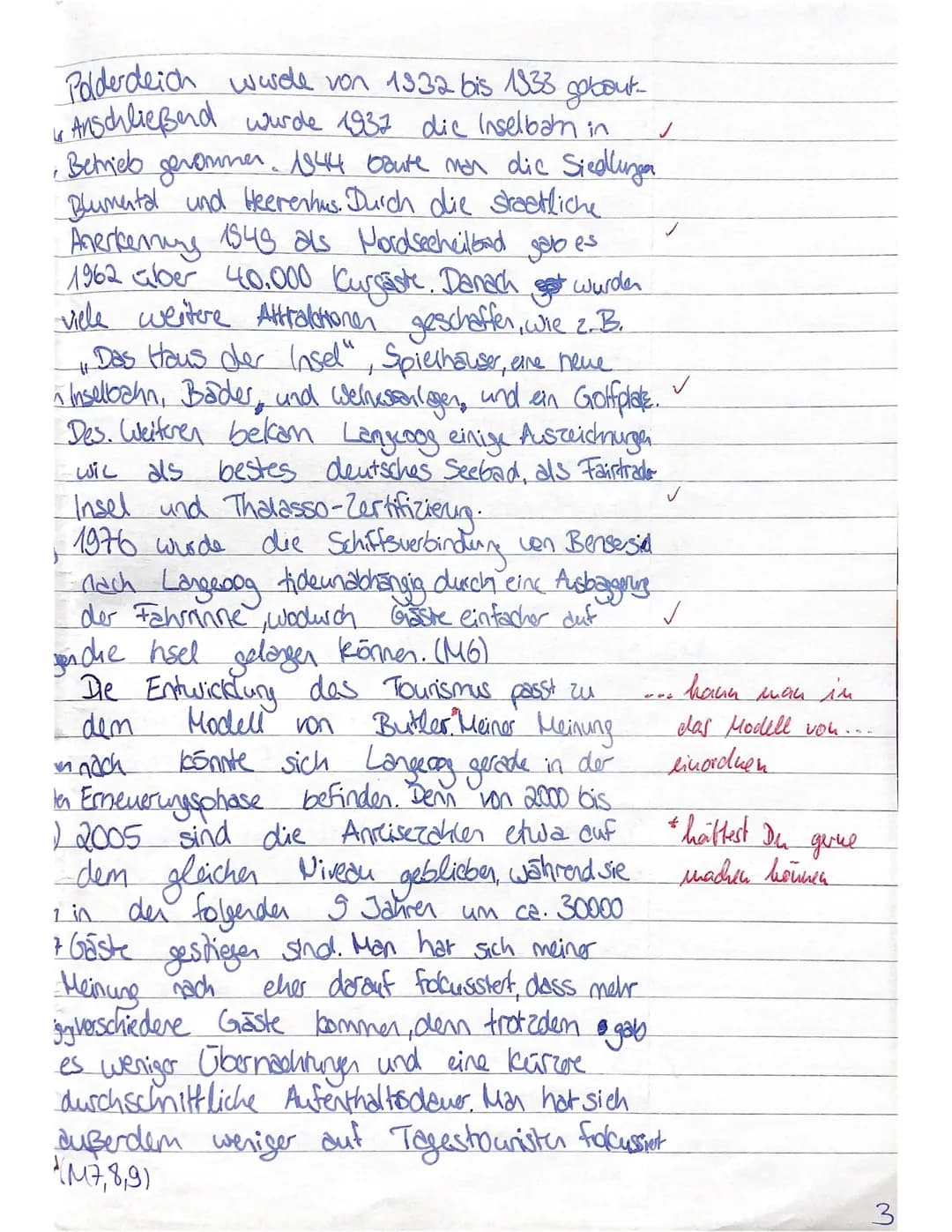 Klausur II/Q1
Kurs: Geo-GK 82 (Sm)
Name:
Thema
Punkte: 6/100
Tourismus im Spannungsfeld von Ökonomie und Ökologie
Das Beispiel der Nordseein