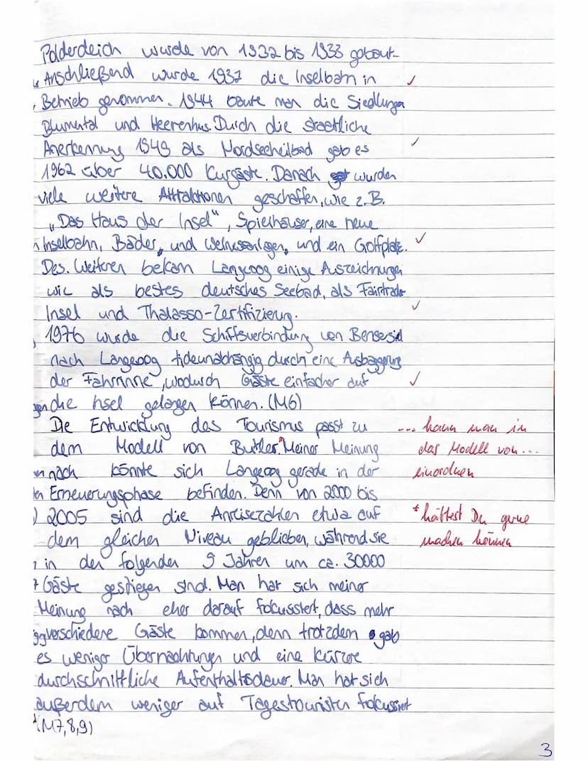 Klausur II/Q1
Kurs: Geo-GK 82 (Sm)
Name:
Thema
Punkte: 6/100
Tourismus im Spannungsfeld von Ökonomie und Ökologie
Das Beispiel der Nordseein