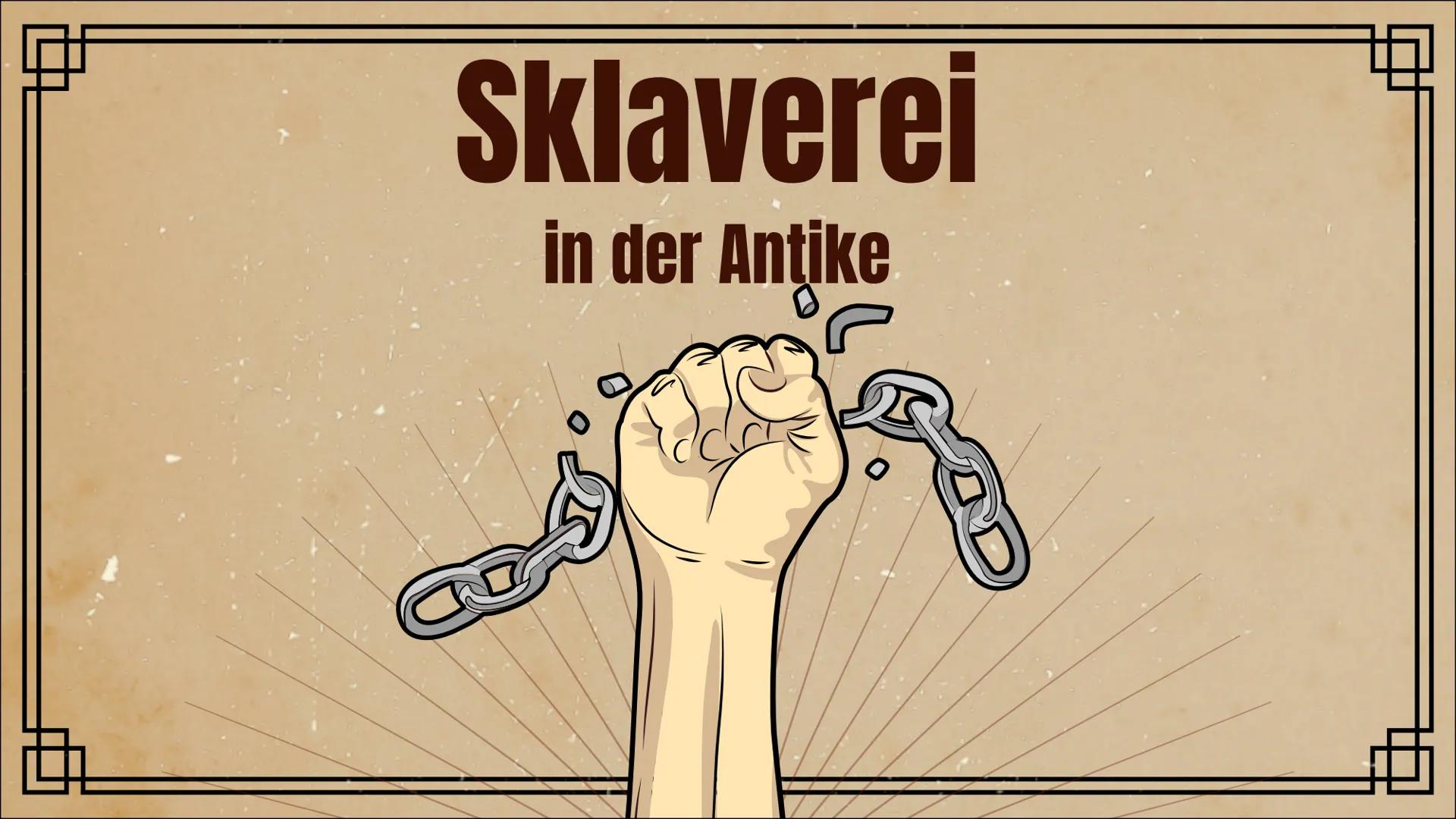 # Sklaverei

in der Antike # Gliederung

I. Definition von Sklaverei

II. Kleidung

III. Rechte

IV. Sklavenmarkt

V. Wege in die Sklaverei
