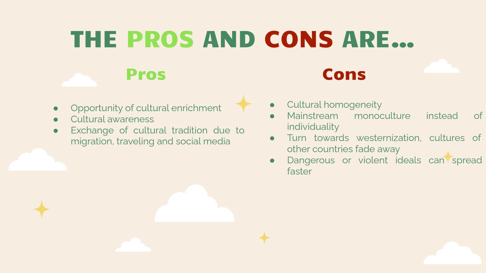 Globalization
TE
A presentation by Hira TABLE OF CONTENTS
01
DEFINITION
04
CULTURE
02
THREE ERAS
05
POLITIC
03
ECONOMY
06
WH-QUESTIONS "Glob