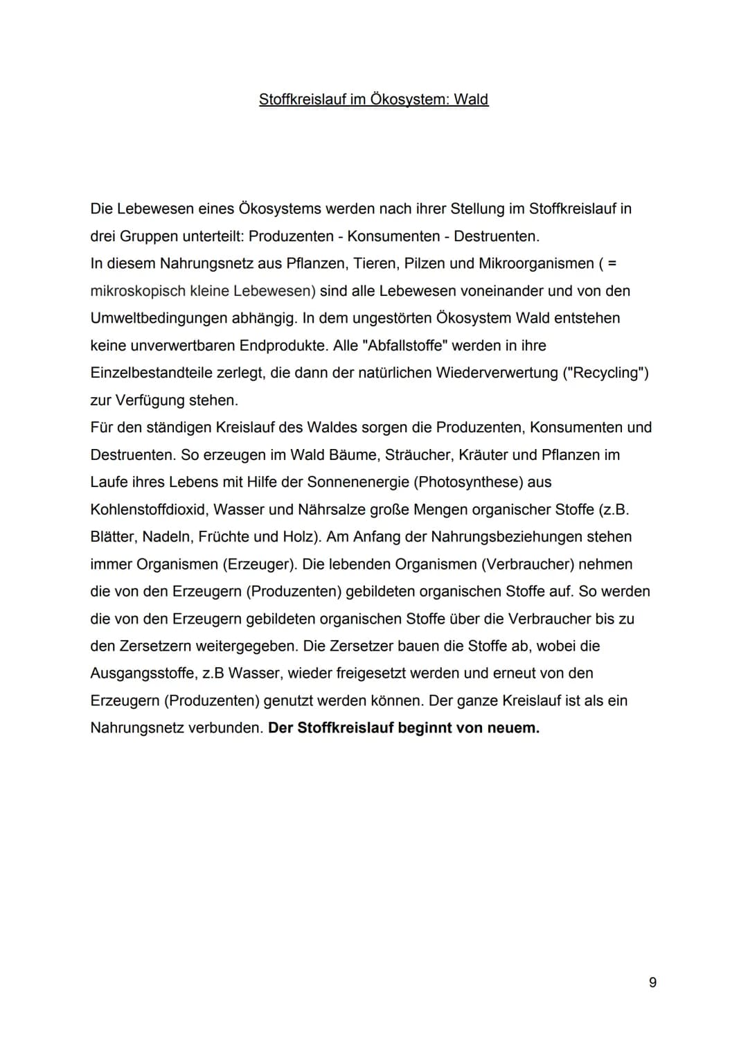 1.
2.
3.
Inhaltsverzeichnis
Was ist ein Stoffkreislauf?
1.1.
Definition eines Stoffkreislaufes
1.2.
Wie entsteht ein Stoffkreislauf?
1.3. Ar