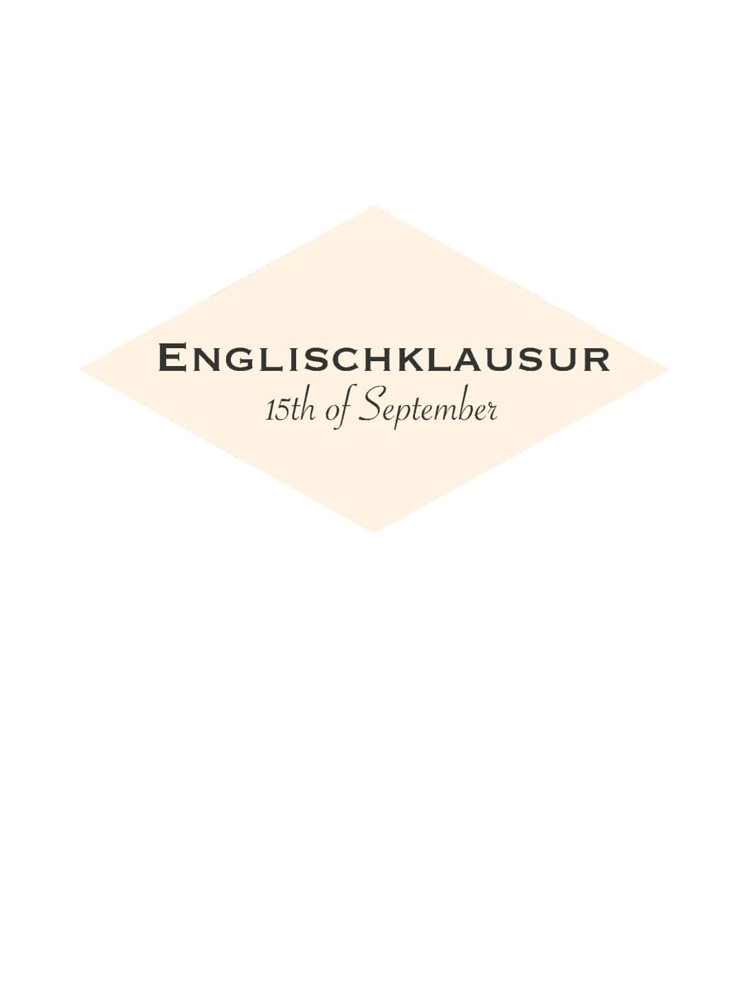 Englisch Klausur Tips: Analysis, Creative Writing & More for Klasse 10-11