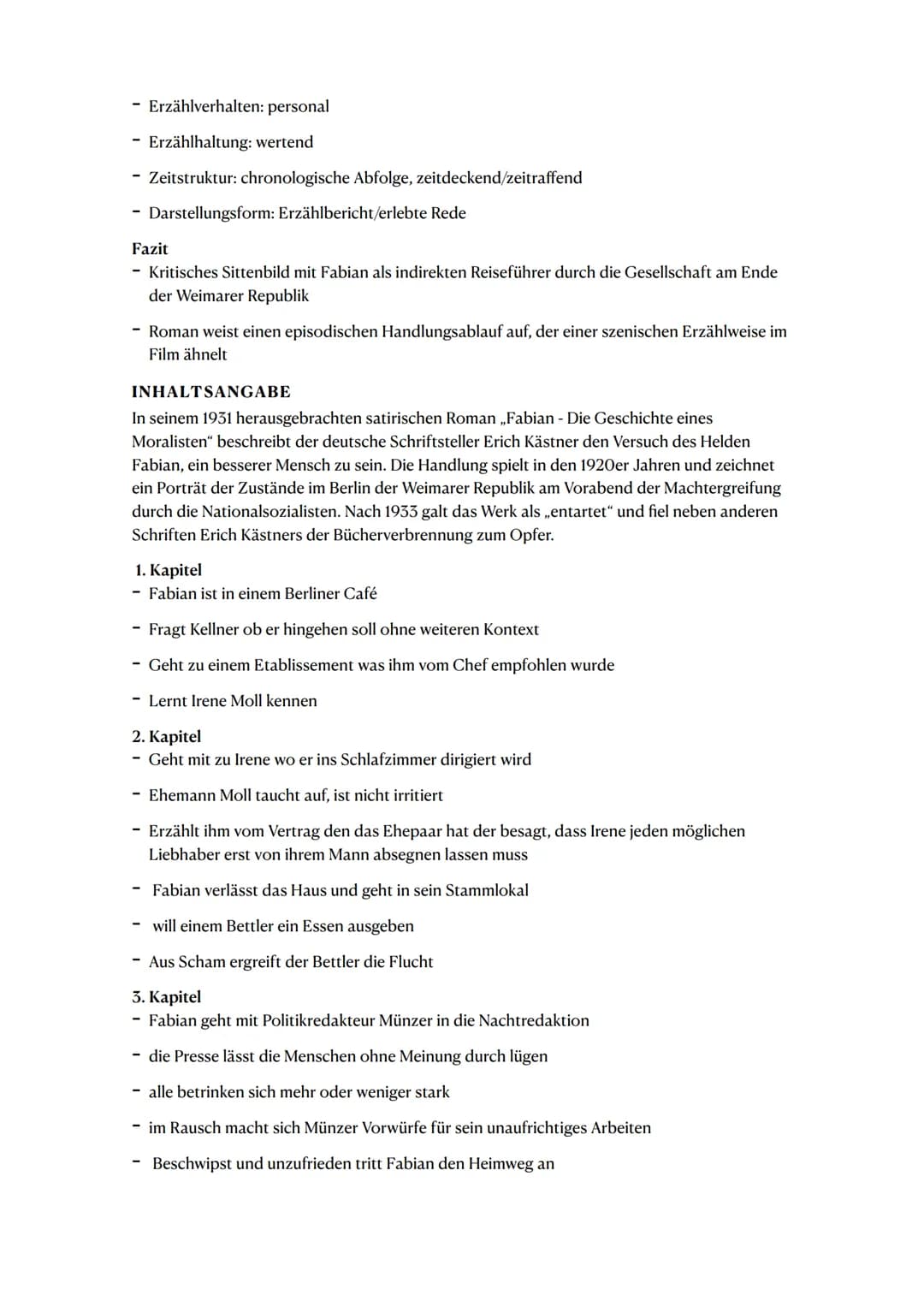 Fabian die Geschichte eines Moralischten
NEUE SACHLICHKEIT
- 1920-1933
- Ursprung in Weimarer Republik bis Beginn der ns Diktatur
grenzt sic