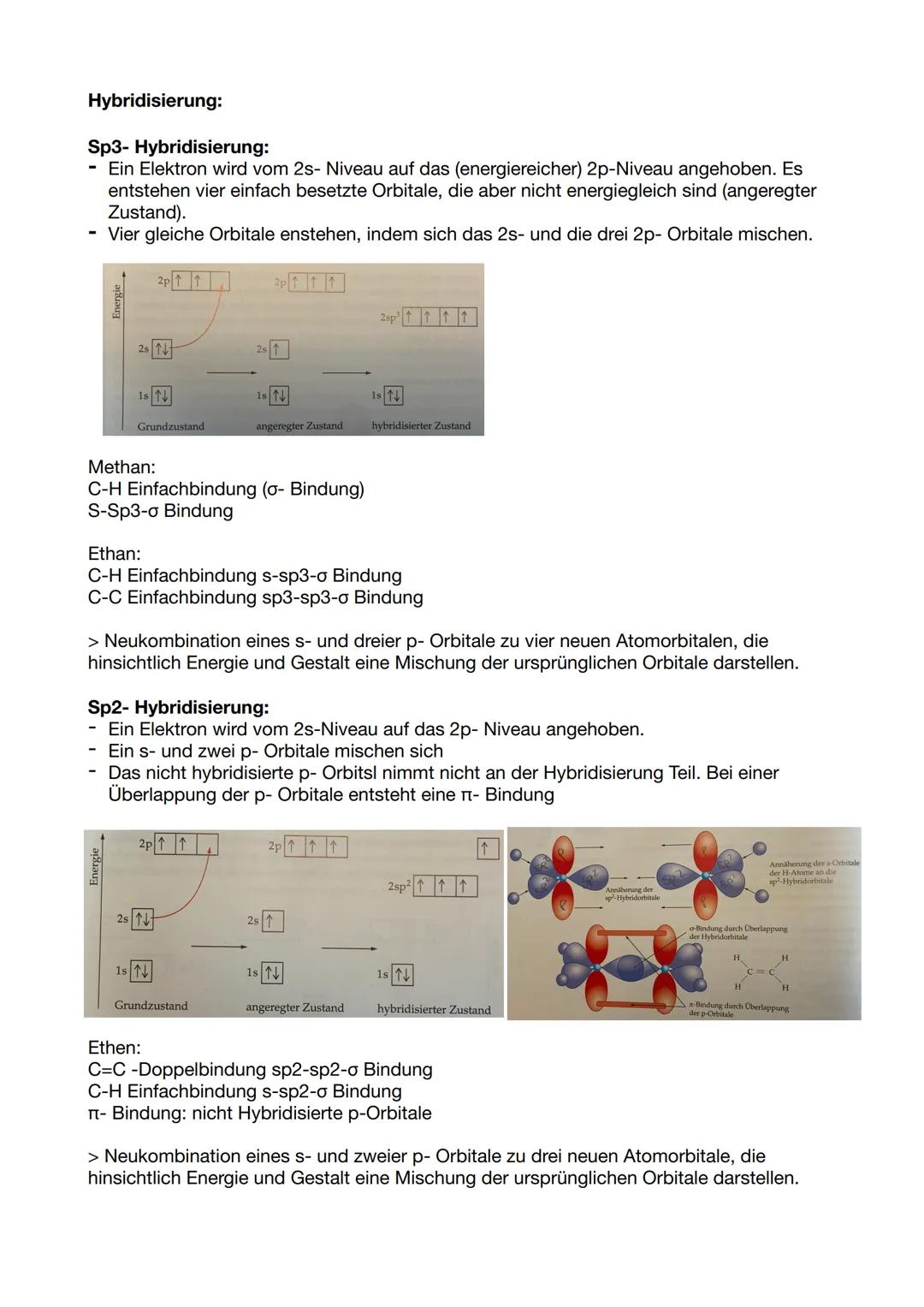 # Orbitale

- Orbital: Aufenthaltsbereich, in dem ein Elektron mit großer Wahrscheinlichkeit
anzutreffen ist.
- Hauptquantenzahl n: Das zule