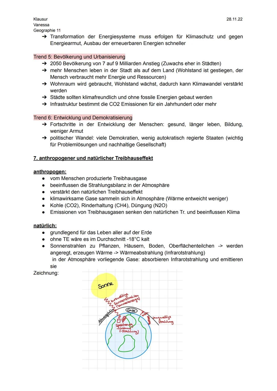 Klausur
Vanessa
Geographie 11
Gliederung:
1. Anthropozän
2. der Mensch als Geofaktor
3. Syndromkonzept
4. Beispiele Syndrome
Geographie Klau
