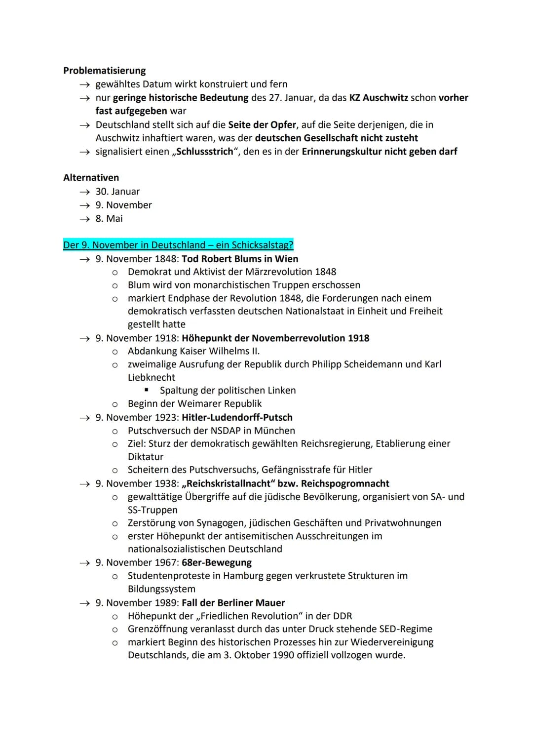 Lernzettel Geschichte Q4
Geschichts- und Erinnerungskultur
Erinnerungskultur/Geschichtskultur
→ Oberbegriff ,,für alle denkbaren Formen der 