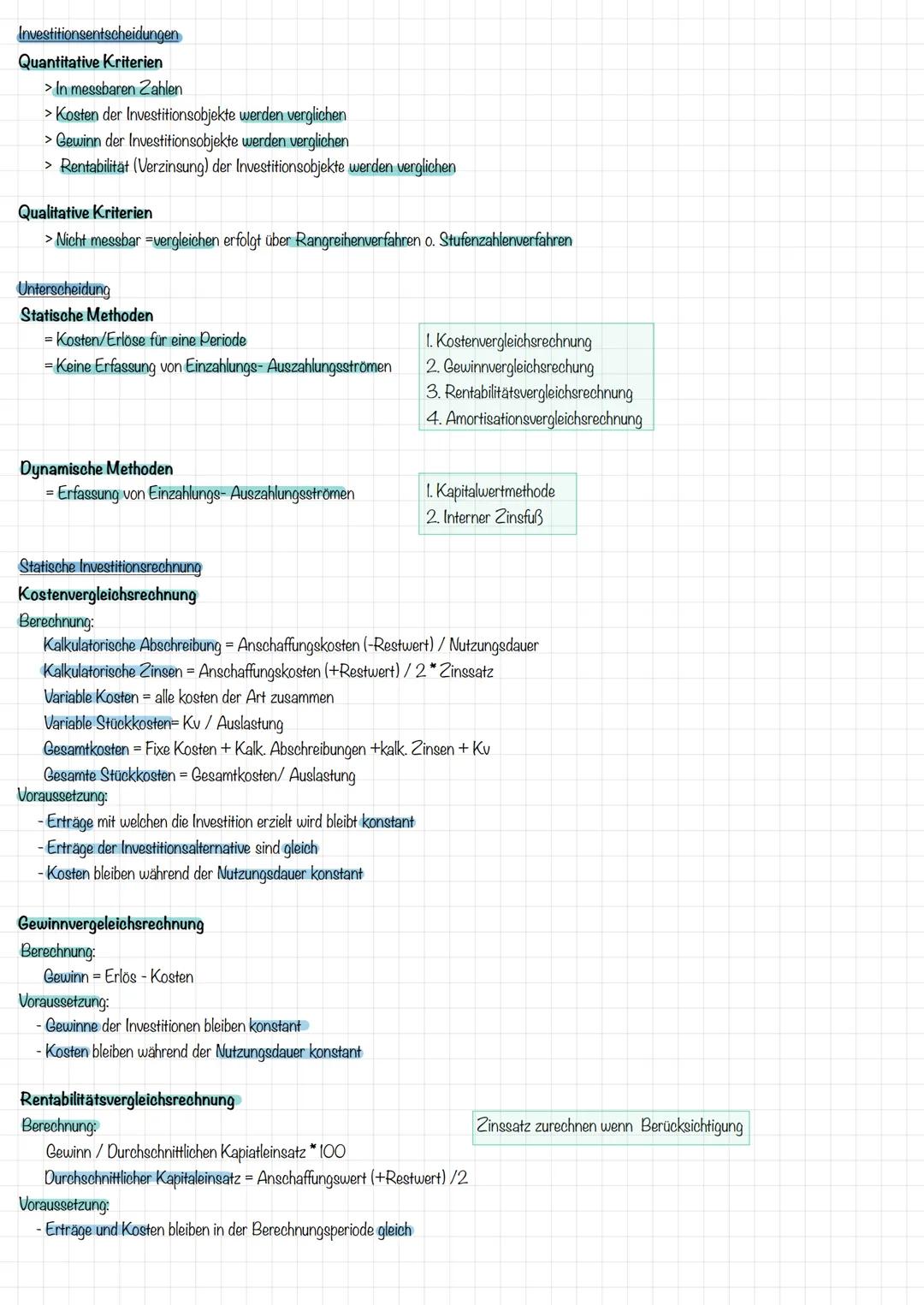 Investition und Finanzierung
Bilanz
Aktiva
1. Anlagevermögen
2. Umlaufvermögen
Wo ist das Kapital angelegt?
>
Mittelverwendung
> Investition