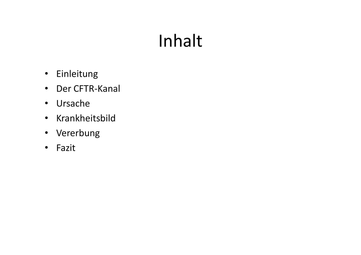 Mukoviszidose Inhaltsverzeichnis
1. Einleitung.
1.2 Ursache
2. Krankheitsbild
2.1 Auswirkungen auf Darm und Bauchspeicheldrüse..
2.2 Auswirk