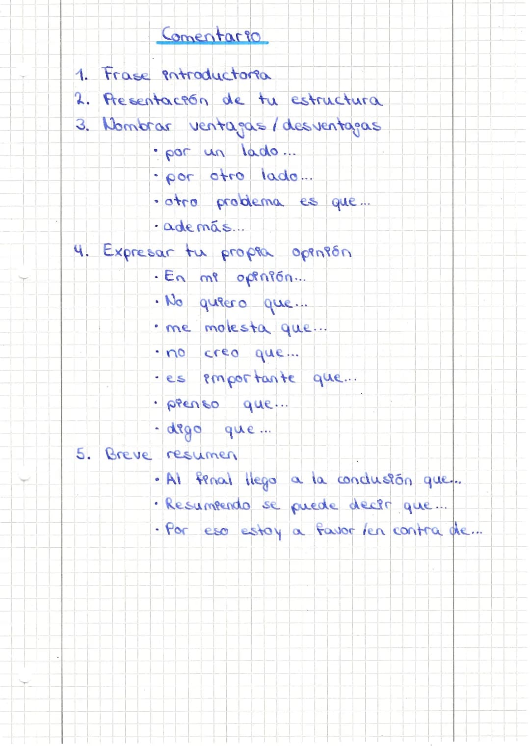 Como Escribir un Comentario en Español: Ejemplos y Estructura