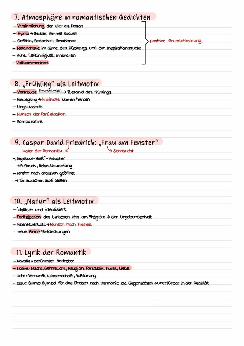 1. Fakten
- bewegende & bewegte Epoche
- Ausdruck der inneren Gefühlswelt →Reise ins eigene Ich
- Kritik am modernen Menschen → Eindimension