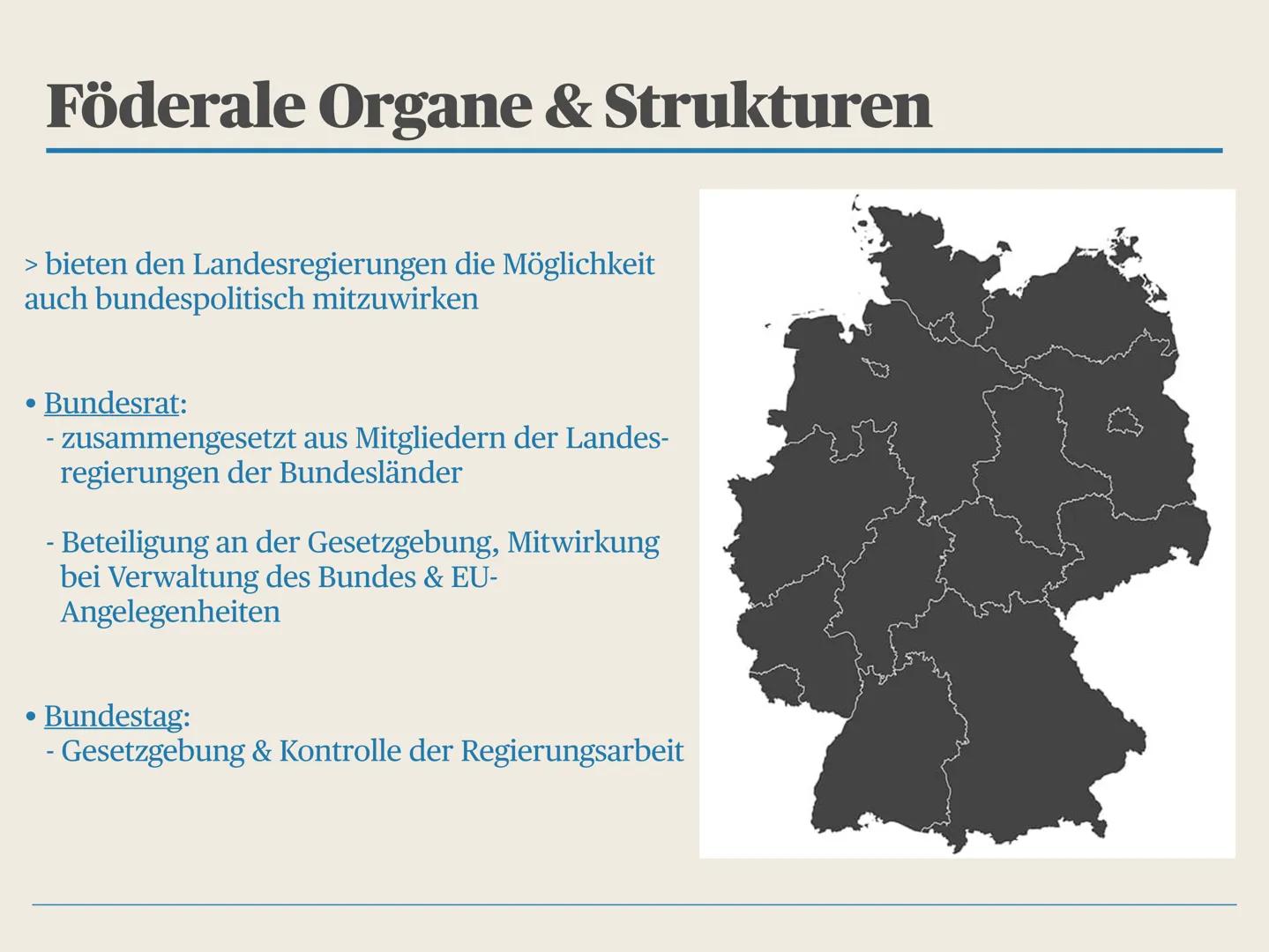 Die Bundesrepublik als
Föderaler Staat Ist der Föderalismus
als Prinzip der
Staatsorganisation in
Deutschland sinnvoll? Gliederung
1. Födera