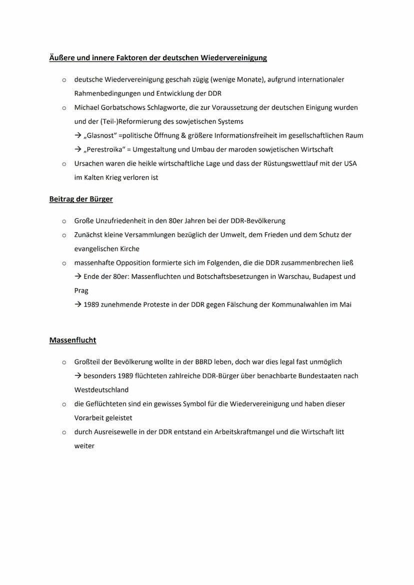 Die deutsche Wiedervereinigung
Der äußere Weg zur Einheit
> Internationale & innerdeutsche Verträge
Ausgangslage: Vier-Mächte-Verantwortlich