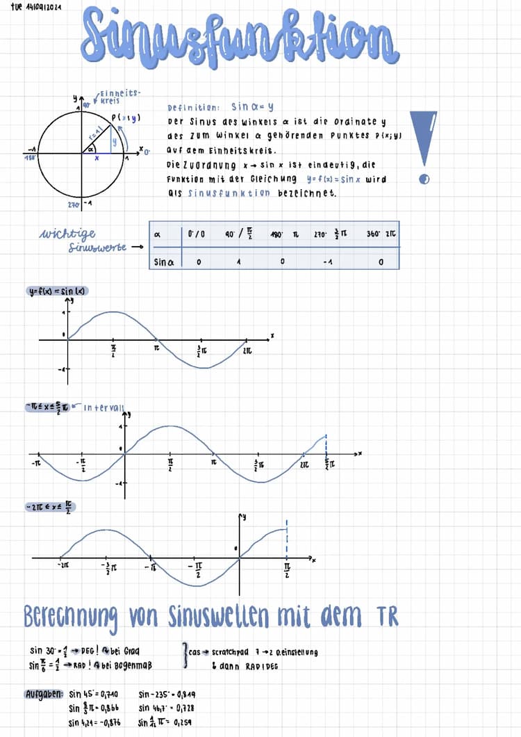 Know Sinusfunktion  thumbnail
