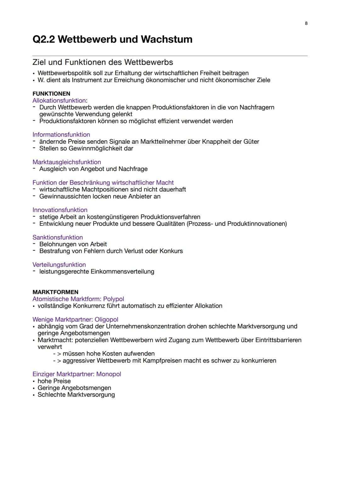 PoWi Q2
Q2.1 Konjunkturpolitik
Wirtschaftliche Konjunktur
Der Konjunkturzyklus
Keynesianismus - Nachfragetheorie
Friedman - Angebotstheorie

