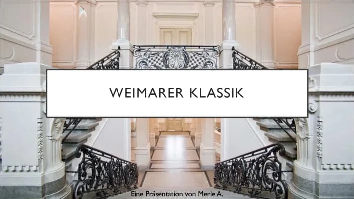 Know Weimarer Klassik thumbnail