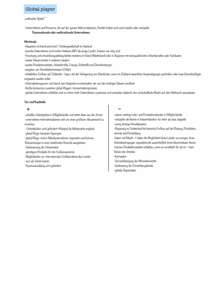  Globalisierung
"Darunter versteht man einen offenen Prozess, bei dem sich die Aktivitäten aus dem Bereich der Politik, der Wirtschaft, der 