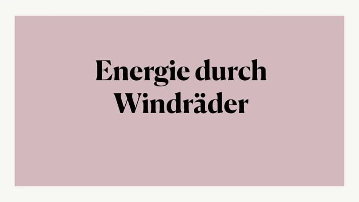 Know Erneuerbare Energien - Windenergie Präsentation  thumbnail