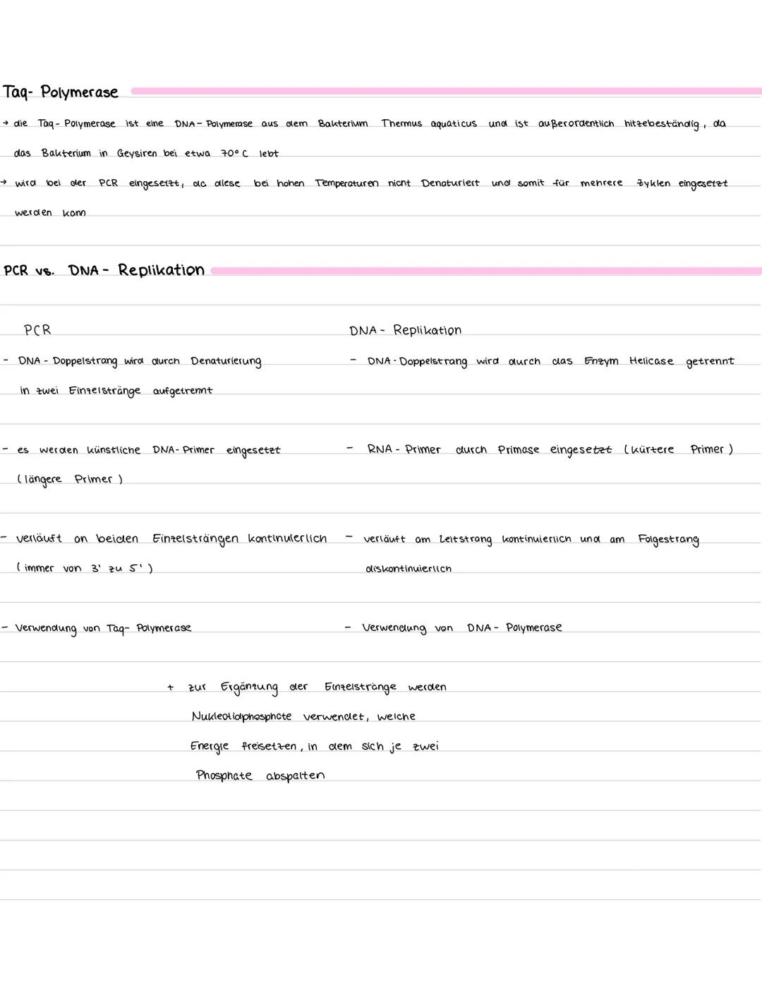 # PCR

definition die Polymerasen Kettenreaktion (PCR, polymerase chain reaction) ist eine enzymatische Technik, die zur
Schnellen Herstellu
