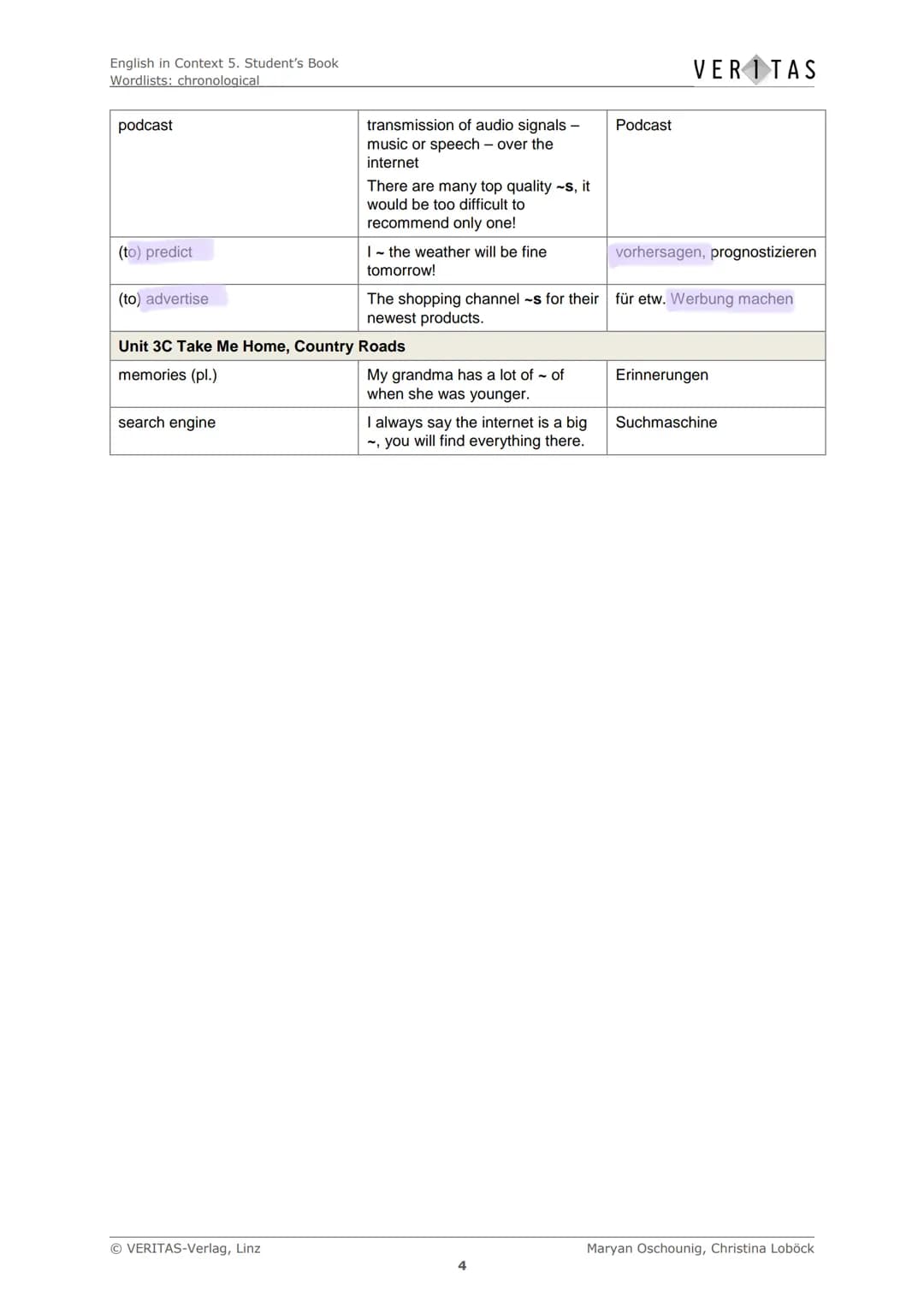 Learn English Vocabulary: Chronological Word List for Families