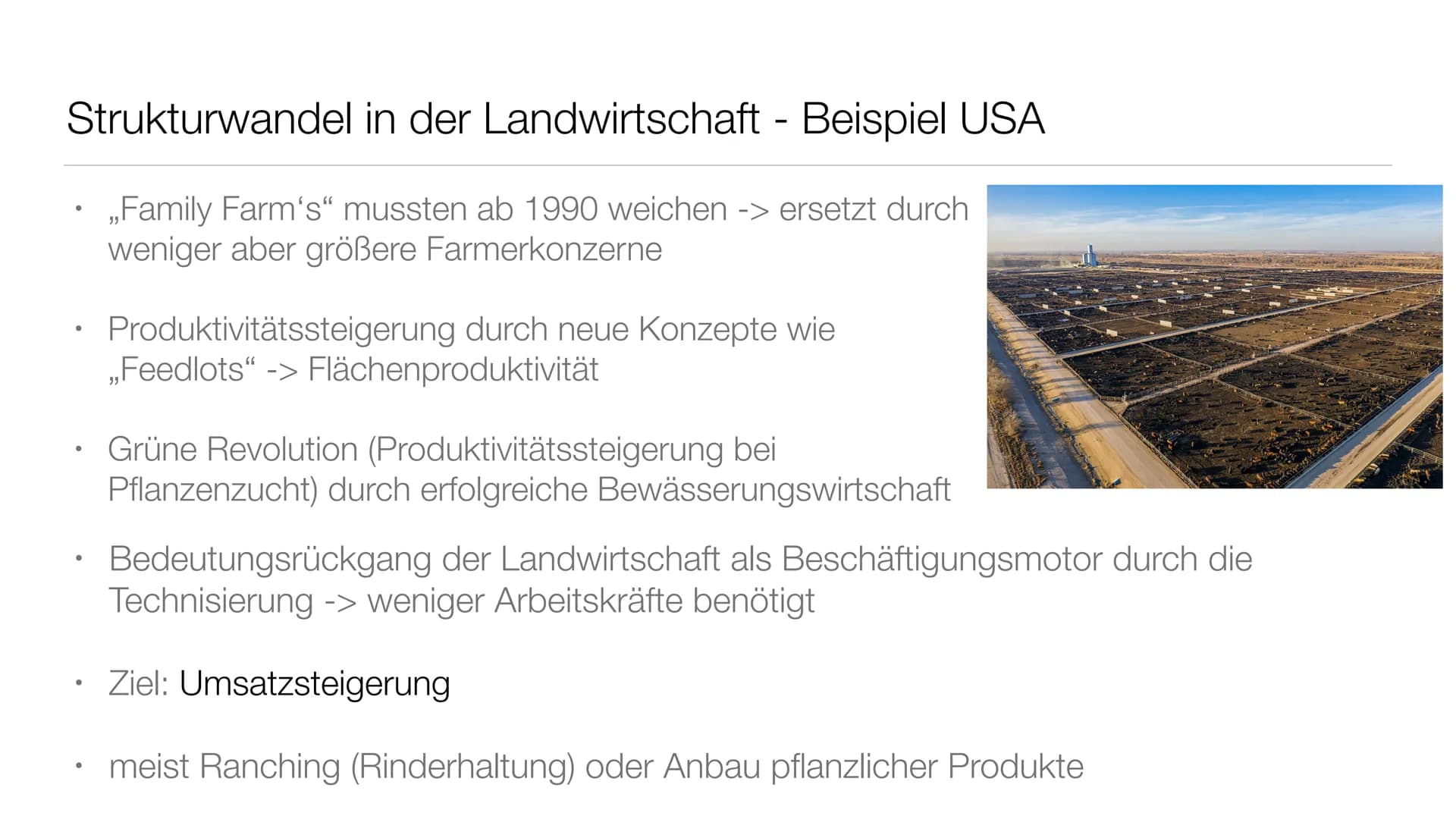 markt- und
exportorientiertes
AGROBUSINESS Inhaltsverzeichnis
●
Was ist Agrobusiness?
Aufbau des Agrobusiness
Strukturwandel in der Landwirt